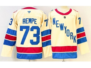 Fanatics New York Rangers #73 Matt Rempe 2026 Winter Classic Jersey Cream
