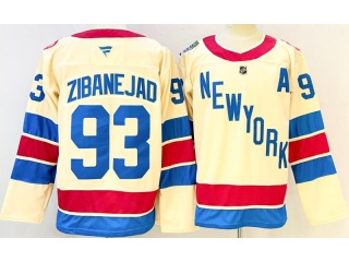 Fanatics New York Rangers #93 Mika Zibanejad 2026 Winter Classic Jersey Cream