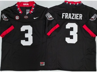 Georgia Bulldogs #3 Nate Frazier Mascot 100th Anniversary F.U.S.E Limited Jersey Black