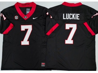 Georgia Bulldogs #7 Lawson Luckie F.U.S.E Limited Jersey Black