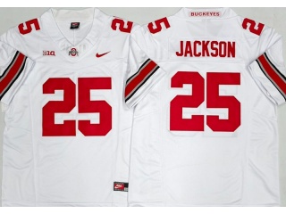 Ohio State Buckeyes #25 Jaylen Johnson F.U.S.E Limited Jersey White