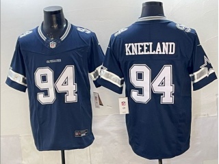 Dallas Cowboys #94 Marshawn Kneeland Vapor Limited Jersey Navy