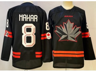 Team Canada #8 Cale Makar 2026 Winter Olympics Jersey Black