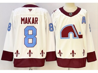 Fanatics Colorado Avalanche #8 Cale Makar Retro Jersey White