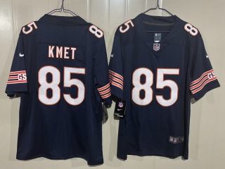 Chicago Bears #85 Cole Kmet Vapor Limited Jersey Navy
