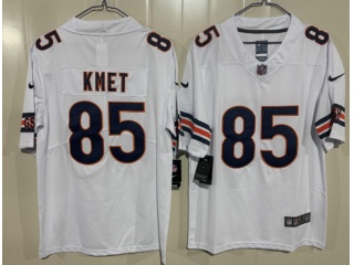 Chicago Bears #85 Cole Kmet Vapor Limited Jersey White