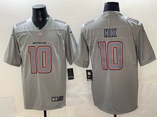 Denver Broncos #10 Bo Nix Impact Vapor Limited Jersey Gray