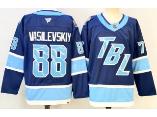 Fanatics Tampa Bay Lightning #88 Andrei Vasilevskiy 2026 NHL Stadium Series Jersey Blue