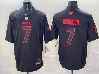 Atlanta Falcons x Stranger Things #7 Bijan Robinson 2026 F.U.S.E Limited Jersey Black