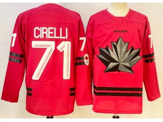 Team Canada #71 Anthony Cirelli 2026 Winter Olympics Jersey Red