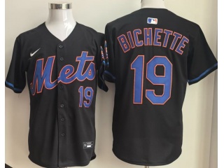 New York Mets #19 Bo Bichette Players Limited Jersey Black
