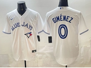 Toronto Blue Jays #0 Andrés Giménez Cool Base Jersey White
