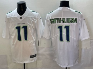 Seattle Seahawks #11 Jaxon Smith-Njigba Limited Jersey White Fashion
