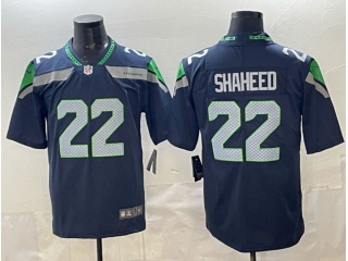 Seattle Seahawks #22 Rashid Shaheed Limited Jersey Navy