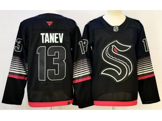 Fanatics Seattle Kraken #13 Brandon Tanev Alternate Glow-In-The-Dark Premium Jersey Black