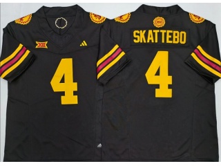 Arizona State Sun Devils #4 Cam Skattebo Jersey Black
