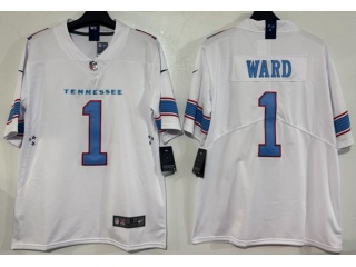 Tennessee Titans #1 Cam Ward 2026 Vapor Limited Jersey White
