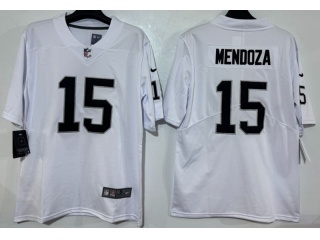 Las Vegas Raiders #15 Fernando Mendoza Vapor Limited Jersey White