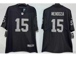 Las Vegas Raiders #15 Fernando Mendoza Vapor Limited Jersey Black