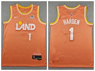 Cleveland Cavaliers #1 James Harden 2025-26 City Jersey Orange