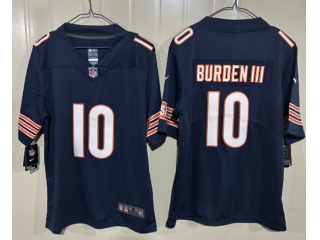 Chicago Bears #10 Luther Burden III Vapor Limited Jersey Navy