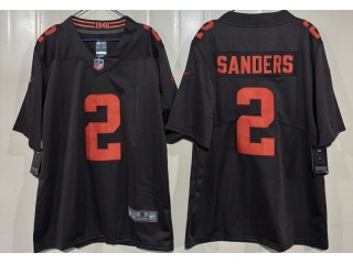 Cleveland Browns #2 Shedeur Sanders Color Rush Limited Jersey Brown