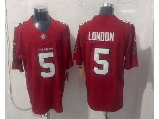 Atlanta Falcons #5 Drake London 2026 Limited Jersey Red