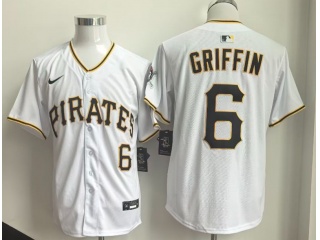 Pittsburgh Pirates #6 Konnor Griffin Jersey White