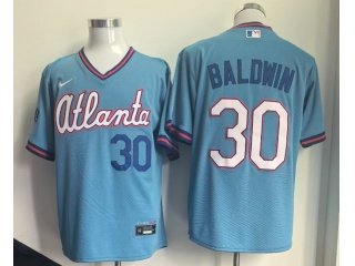 Atlanta Braves #30 Drake Baldwin 2026 City Connect Jersey Light Blue