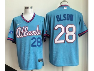 Atlanta Braves #28 Matt Olson 2026 City Connect Jersey Light Blue