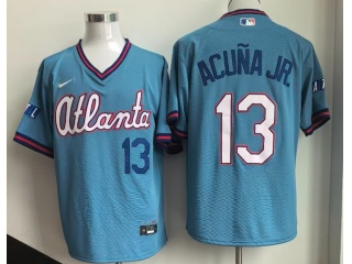 Atlanta Braves #13 Ronald Acuna Jr. 2026 City Connect Jersey Light Blue