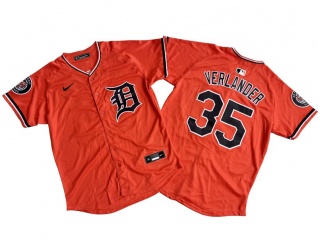 Detroit Tigers #35 Justin Verlander 2026 Jersey Orange