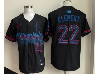 Toronto Blue Jays #22 Ernie Clement City Connect Limited Players Jersey Navy