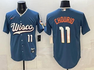 Milwaukee Brewers #11 Jackson Chourio 2026 City Connect Jersey Blue