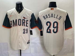 Baltimore Orioles #29 Samuel Basallo 2026 City Connect Jersey Cream