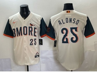 Baltimore Orioles #25 Pete Alonso 2026 City Connect Jersey Cream