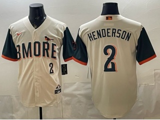 Baltimore Orioles #2 Gunnar Henderson 2026 City Connect Jersey Cream