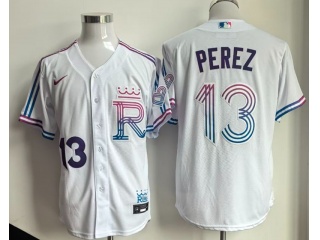 Kansas City Royals #13 Salvador Perez 2026 City Connect Jersey White