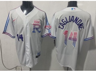 Kansas City Royals #14 Jac Caglianone 2026 City Connect Jersey White