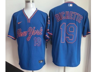 New York Mets #19 Bo Bichette Alternate Limited Player Jersey Royal