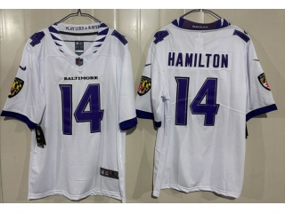 Baltimore Ravens #14 Kyle Hamilton 2026 Limited Jersey White