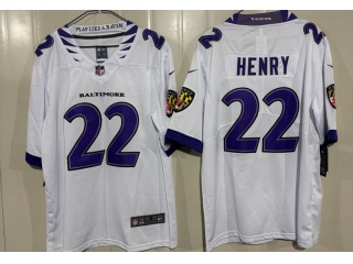 Baltimore Ravens #22 Derrick Henry 2026 Limited Jersey White