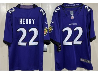Baltimore Ravens #22 Derrick Henry 2026 Limited Jersey Purple