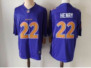 Baltimore Ravens #22 Derrick Henry 2026 Color Rush Limited Jersey Purple