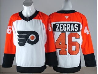 Fanatics Philadelphia Flyers #46 Trevor Zegras Jersey White
