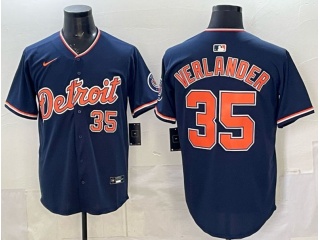 Detroit Tigers #35 Justin Verlander 2026 Jersey Navy