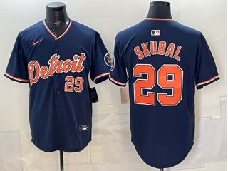 Detroit Tigers #29 Tarik Skubal 2026 Jersey Navy