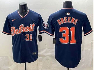 Detroit Tigers #31 Riley Greene 2026 Jersey Navy