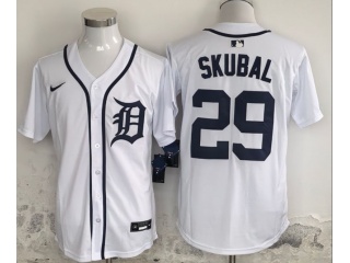 Detroit Tigers #29 Tarik Skubal Jersey White