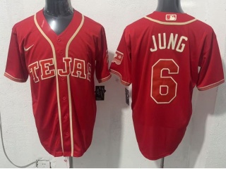 Texas Rangers #6 Josh Jung 2026 City Connect Jersey Red